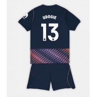 Tottenham Hotspur Destiny Udogie #13 Udebane Trøje Børn 2026-27 Kortærmet (+ Korte bukser)